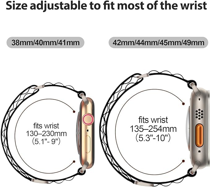 6-Pack Watch Straps for Apple Watch Ultra & All Series - Durable, Adjustable, Stylish for Men & Women